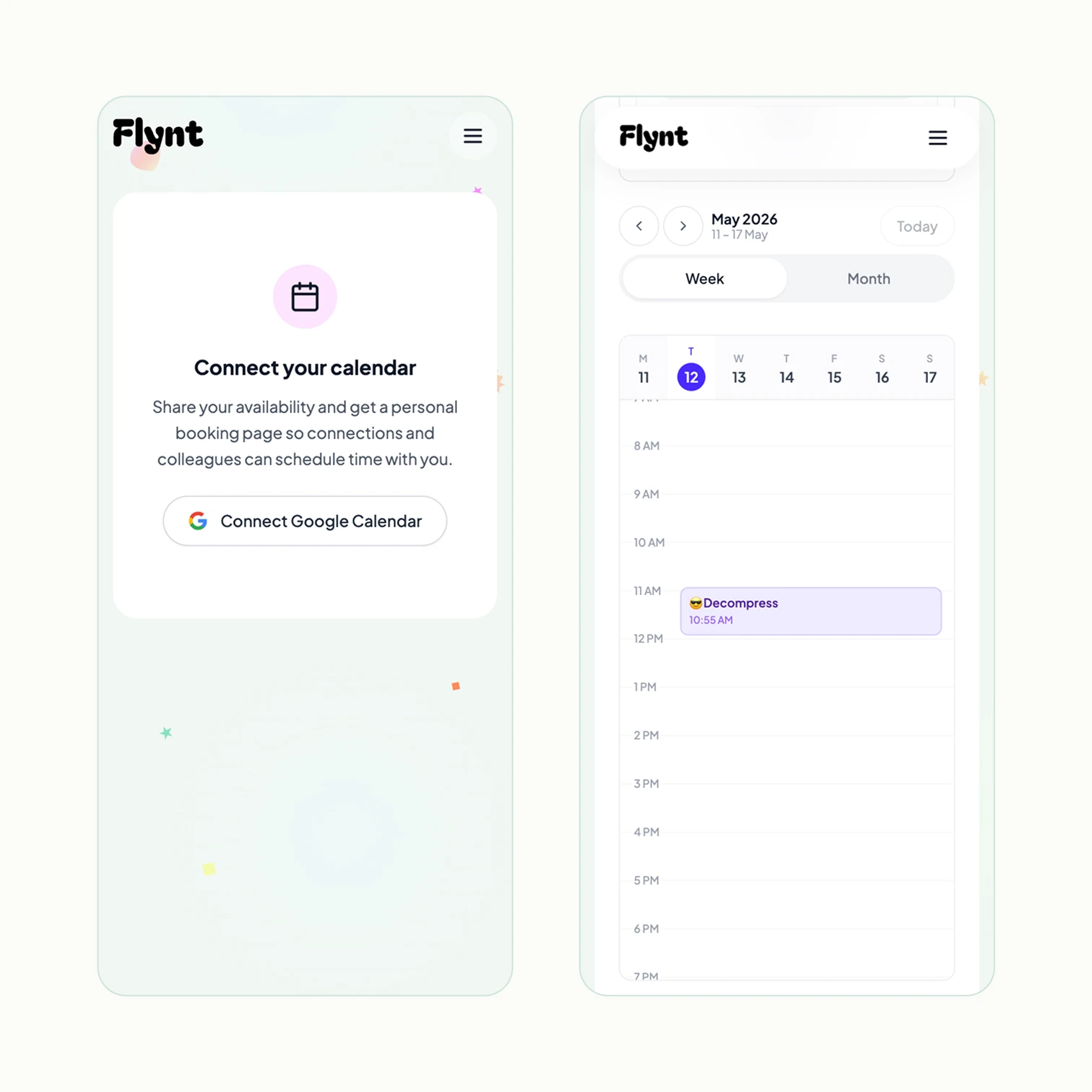 Connecting Google Calendar to Flynt