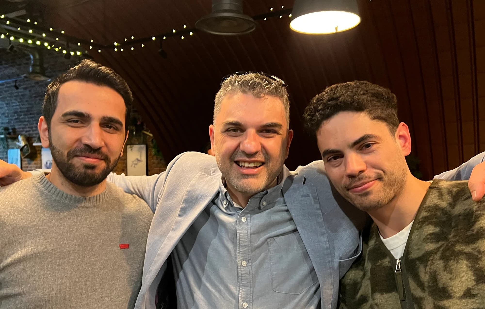 Nurlan, our CTO, Erwin, one of our Flynt members and Ivan, our COO.